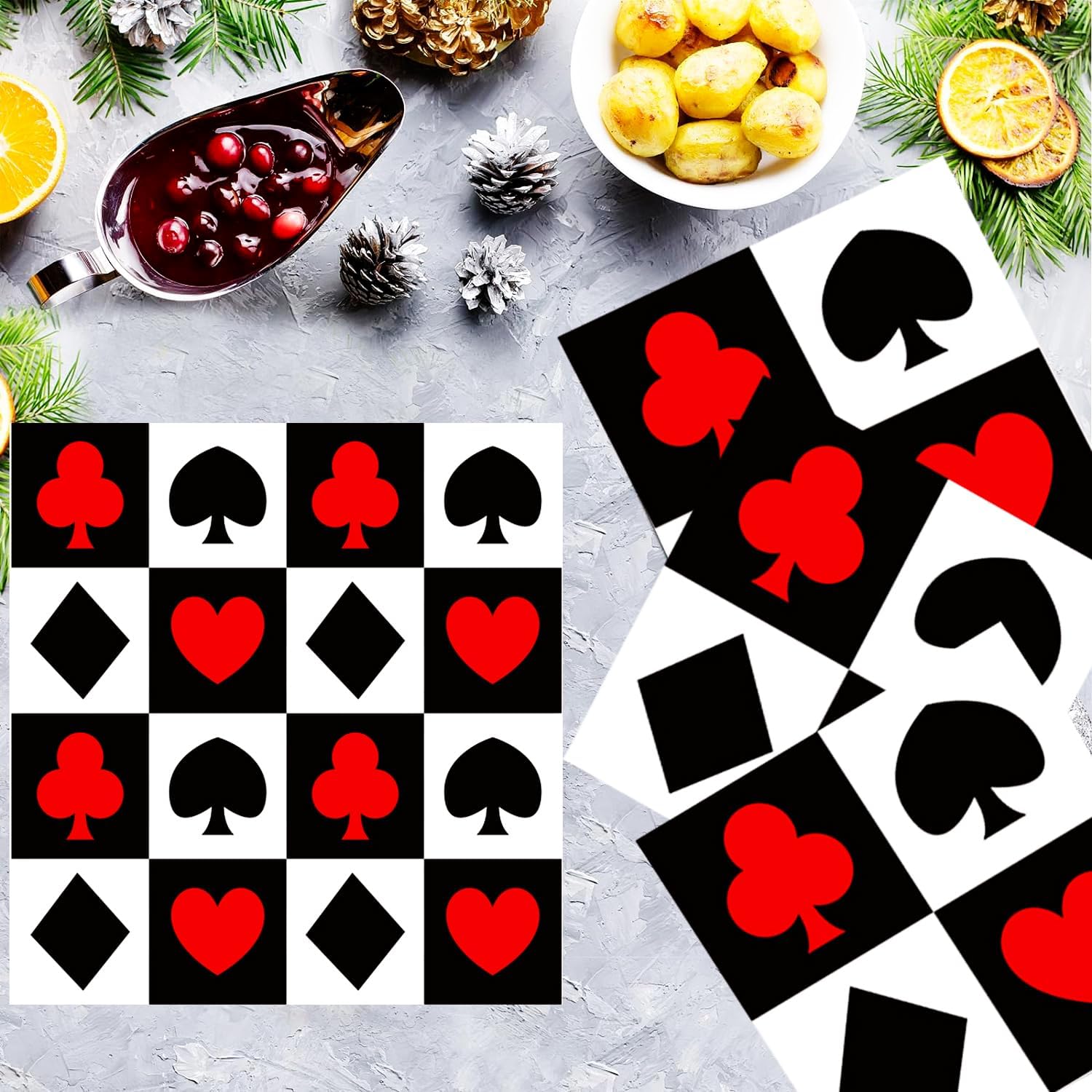 20/40/60/80 adet Casino tema P - Party Games Night incelemesi ve fiyatı